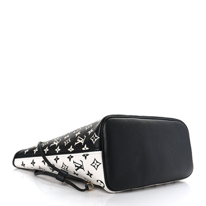 Louis Vuitton Empreinte Spring In The City Neverfull MM Black White Pink 4 of 8
