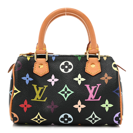 Monogram Multicolor Mini Sac HL Speedy Black