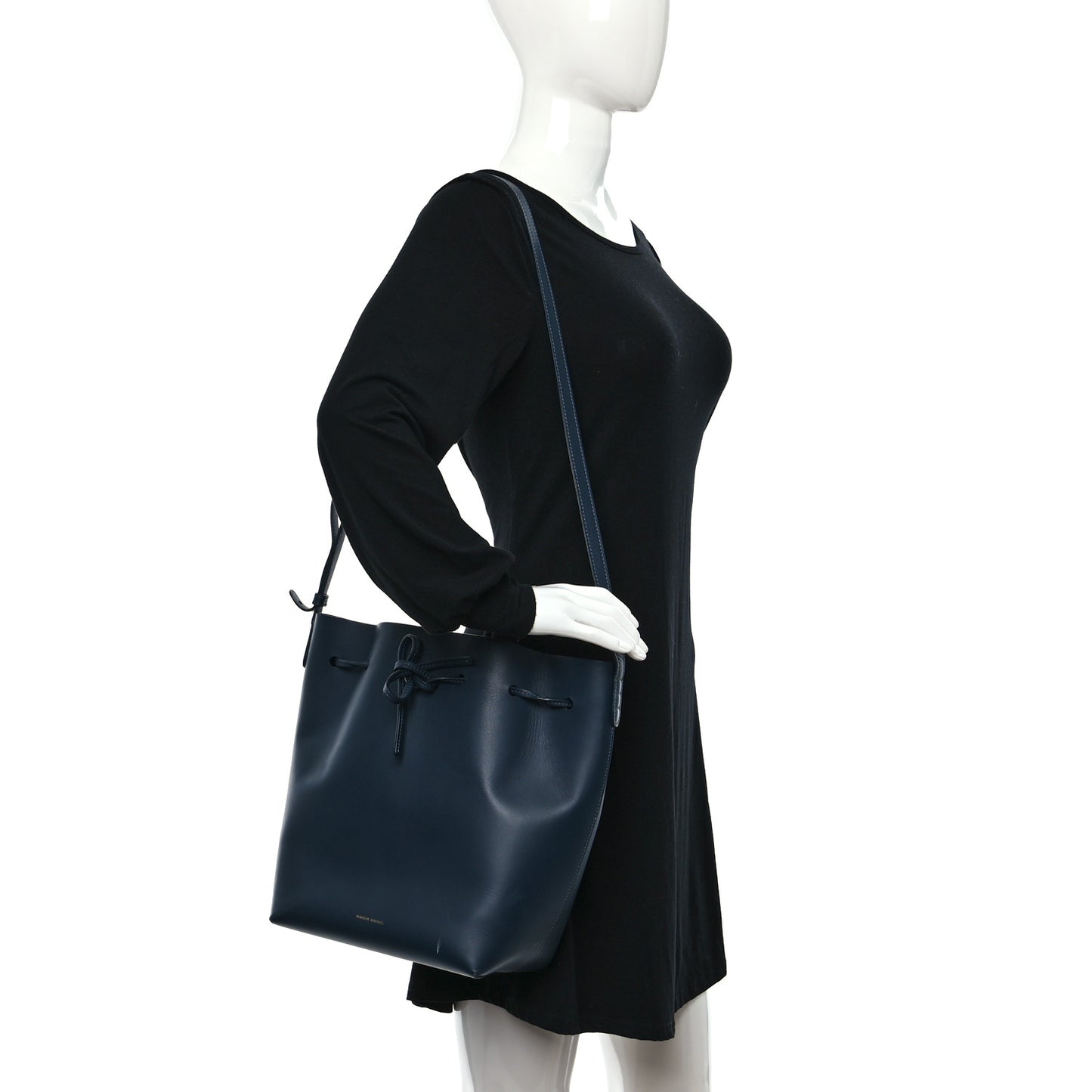 Calfskin Bucket Bag Blu