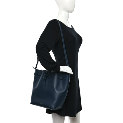 Mansur Gavriel Calfskin Bucket Bag Blu 2 of 11