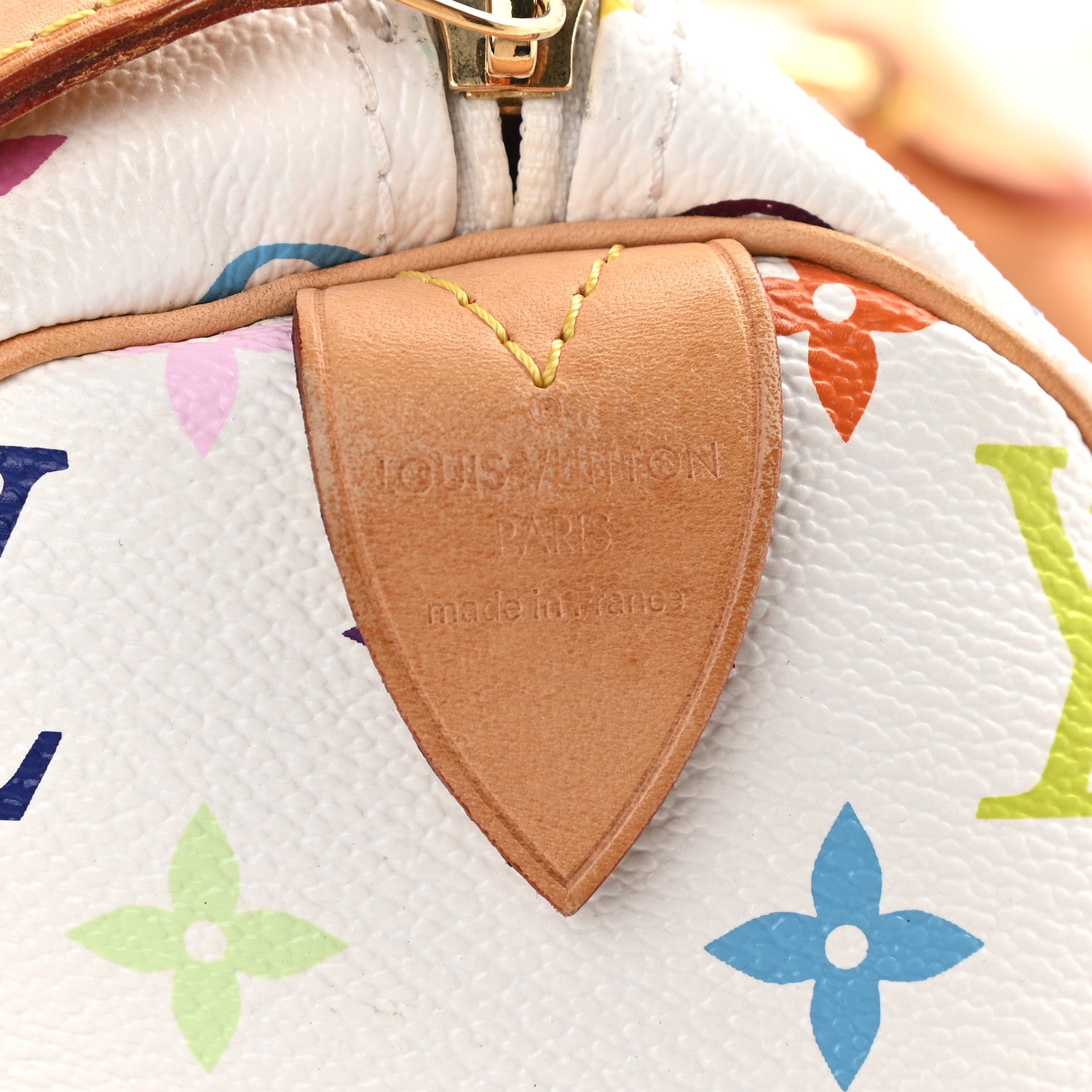 Louis Vuitton Monogram Multicolor Speedy 30 White 5 of 10