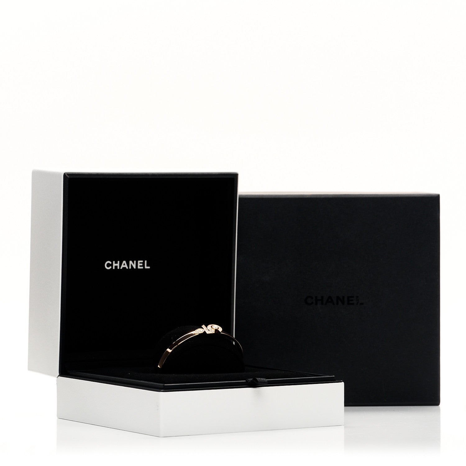 Chanel 18K Beige Gold Diamond Eternal No.5 Bracelet M 6 of 6