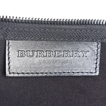Burberry Haymarket Check Duffle Bag Black 7 of 8