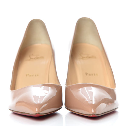 Christian Louboutin Patent Pigalle 85 Pumps 38.5 Nude 2 of 15