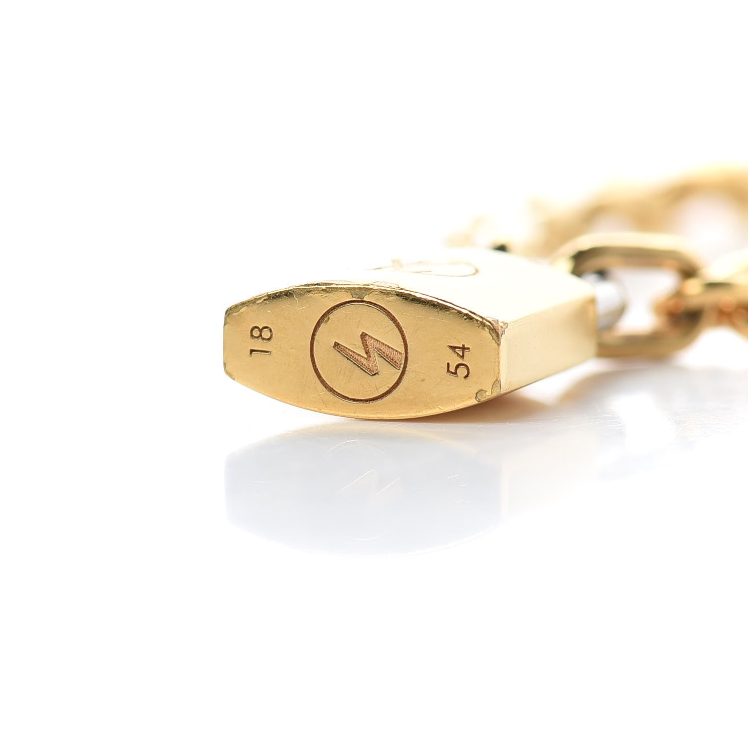 Louis Vuitton Lock It Bracelet Gold 5 of 5