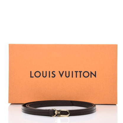 Louis Vuitton Calfskin 12mm Favorite Long Strap Brown 5 of 5
