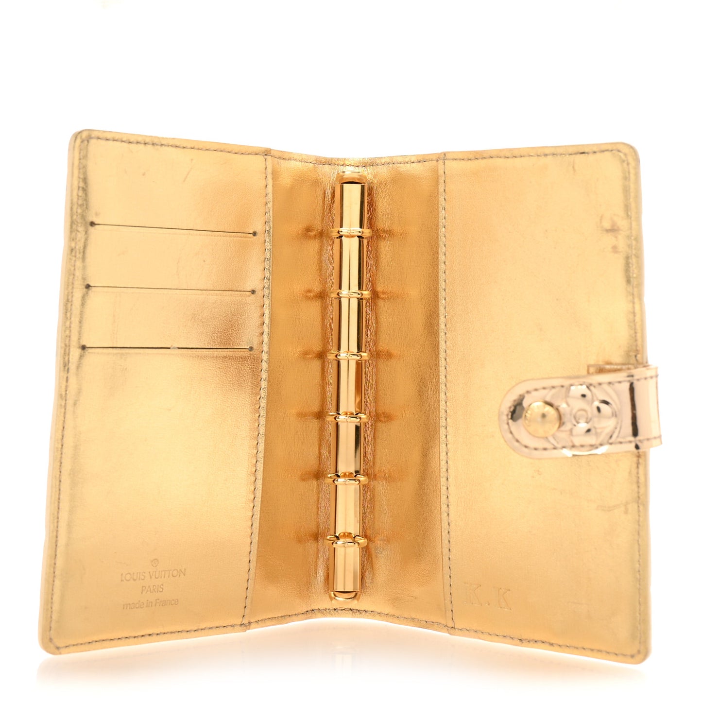 Monogram Miroir Small Ring Agenda Gold