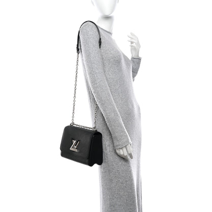 Louis Vuitton Epi Twist Shoulder Bag MM Black 2 of 9