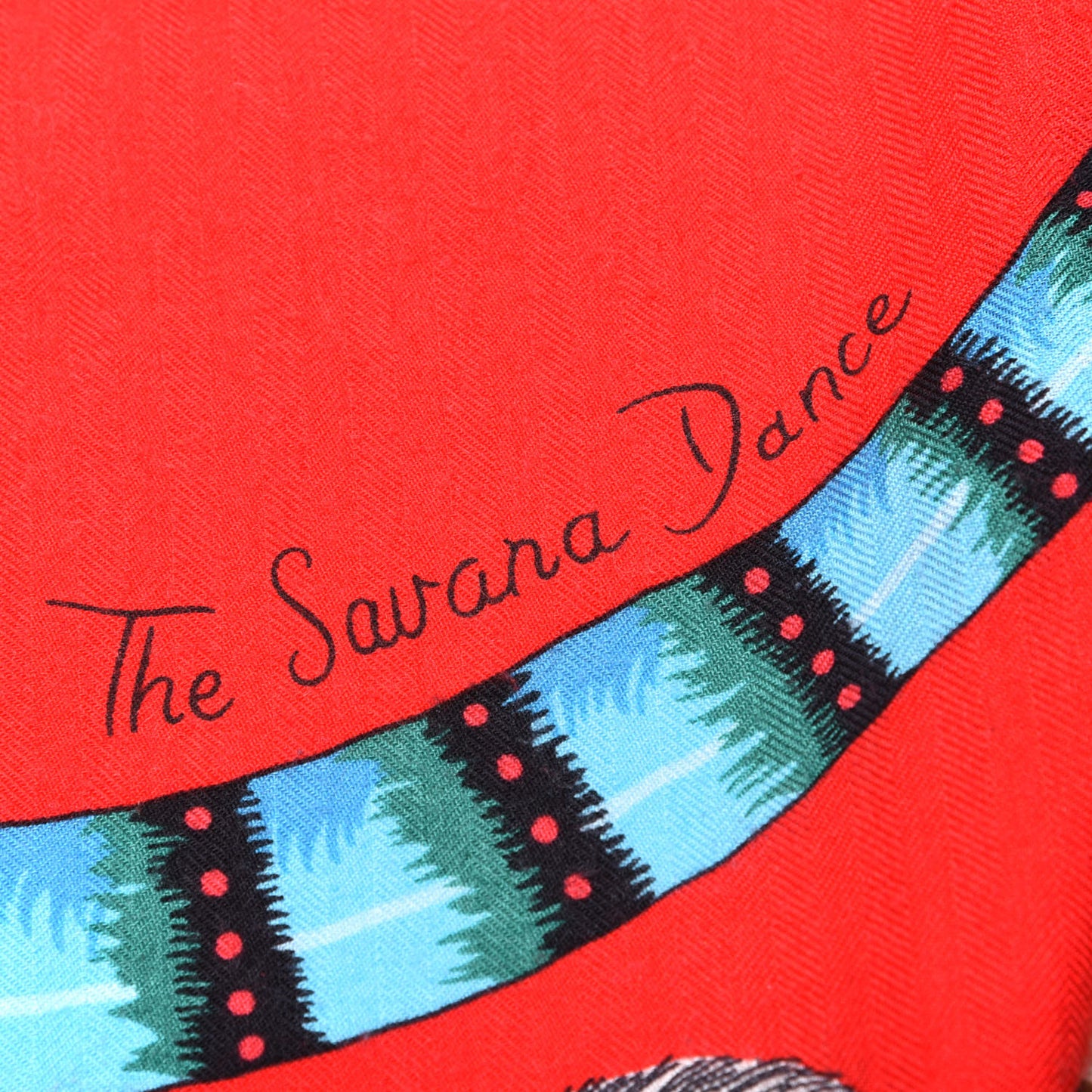 Cashmere Silk The Savana Dance Shawl 140 Rouge Turquoise Jaune