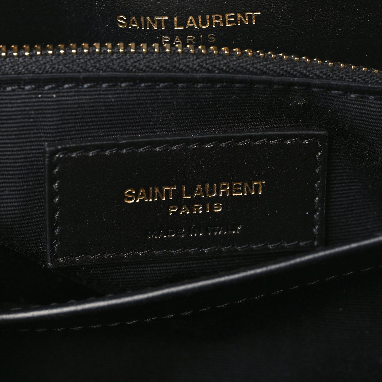 Calfskin Y Quilted Monogram Toy Loulou Crossbody Bag Black
