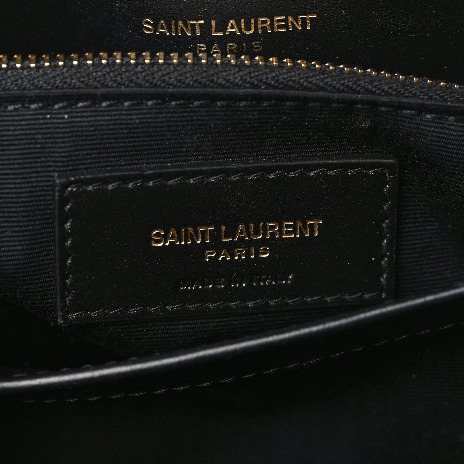 Saint Laurent Calfskin Y Quilted Monogram Toy Loulou Crossbody Bag Black 6 of 9
