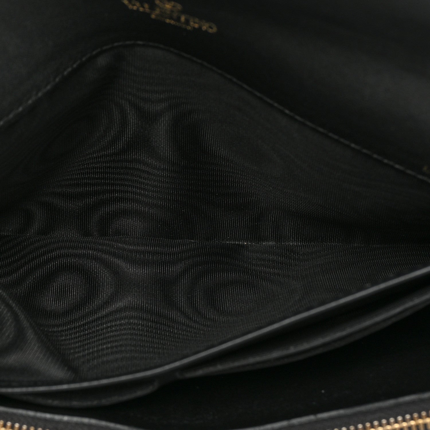 Valentino Garavani Vitello Rockstud Flap Wallet on Chain Black 8 of 27