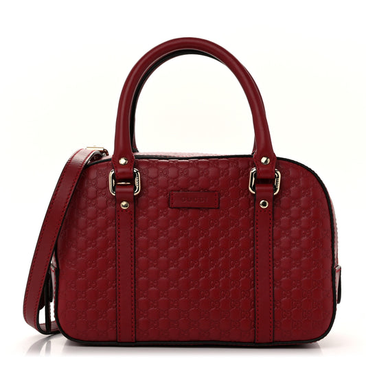 Microguccissima Small Crossbody Bag Rosso