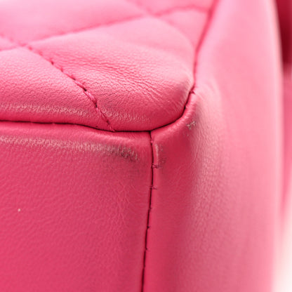 Chanel Lambskin Quilted Medium Mademoiselle Chic Flap Pink 14 of 17
