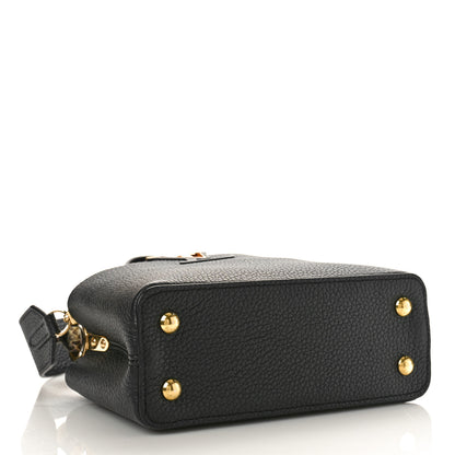 Louis Vuitton Taurillon Ayers Mini Capucines Black 3 of 7