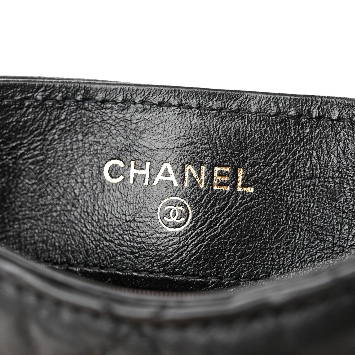 Chanel Aged Calfskin Quilted 2.55 Reissue Phone Holder With Chain Black 6 of 12
