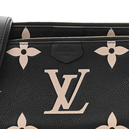 Louis Vuitton Empreinte Monogram Giant Multi Pochette Accessories Black Beige 8 of 10