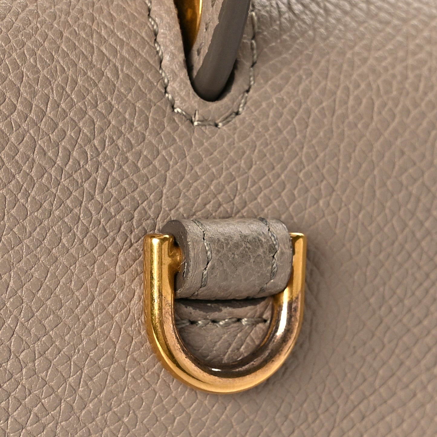 Grained Calfskin Nano Belt Bag Light Taupe