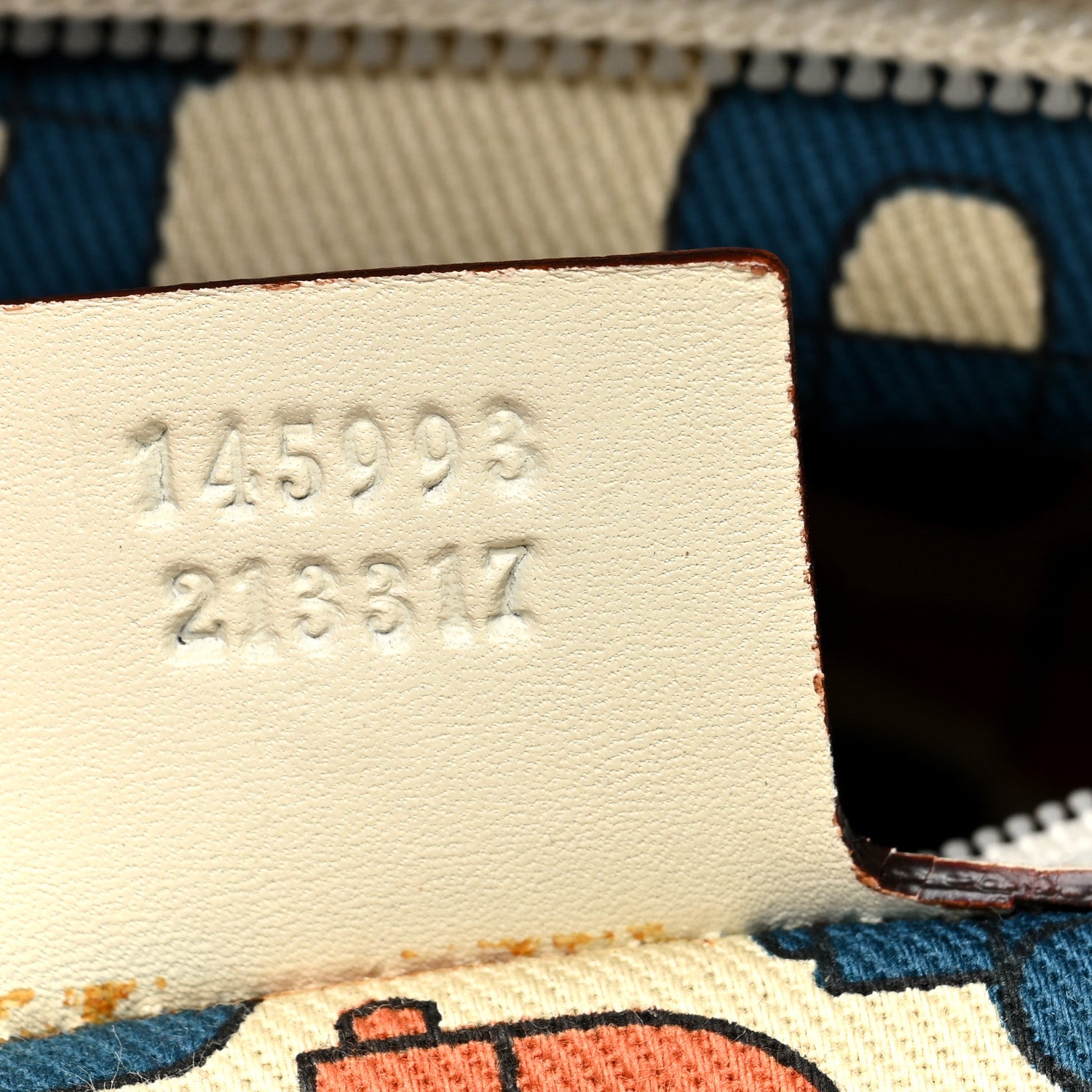Gucci Guccissima Large Punch Tote Ivory 7 of 10
