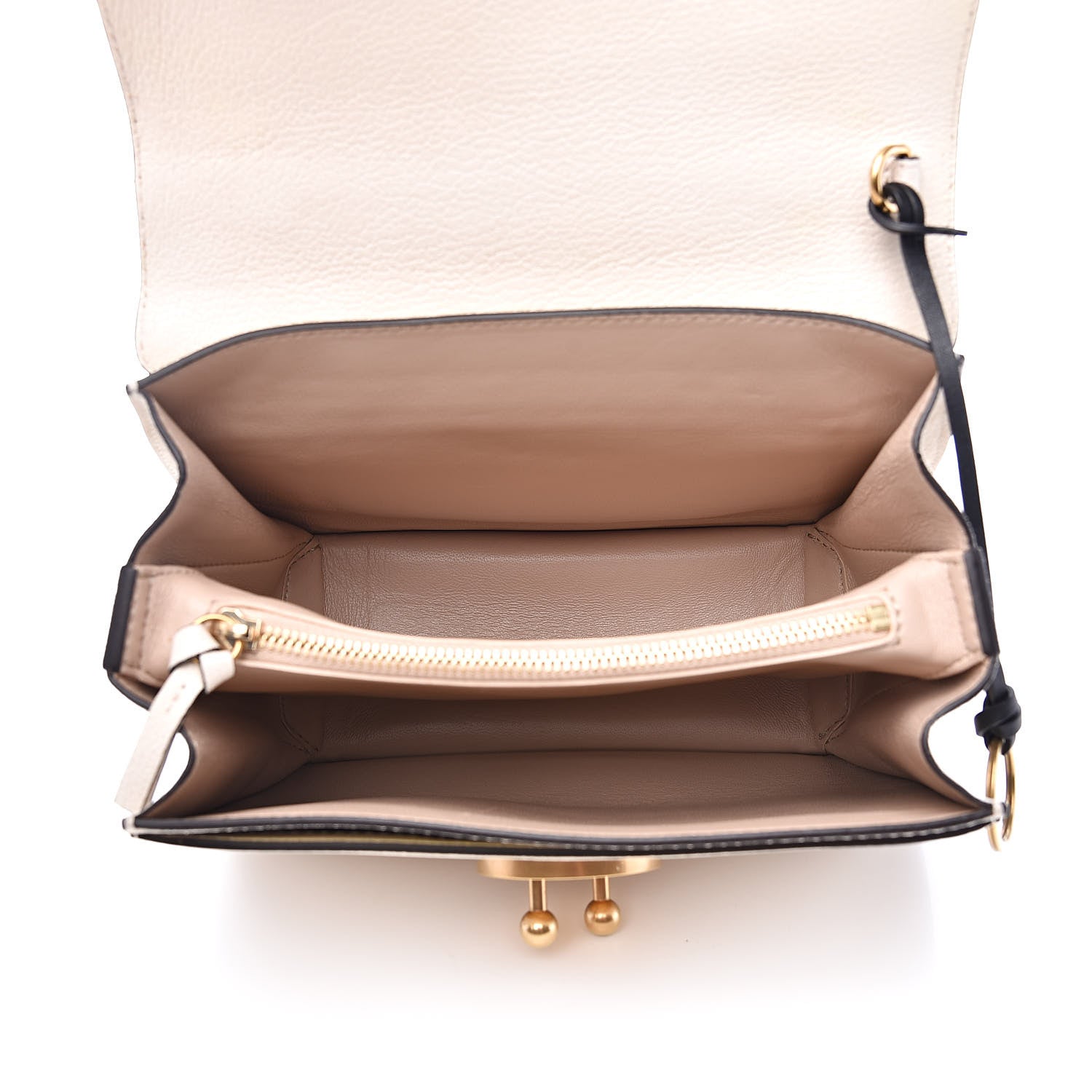 Chloe Goatskin Medium Mily Shoulder Bag Off White 5 of 12