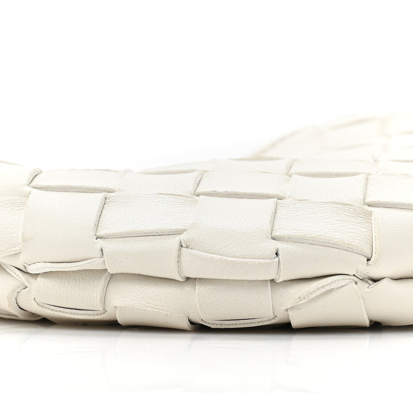 BOTTEGA VENETA Nappa Intrecciato Mini Sardine Bag Chalk
