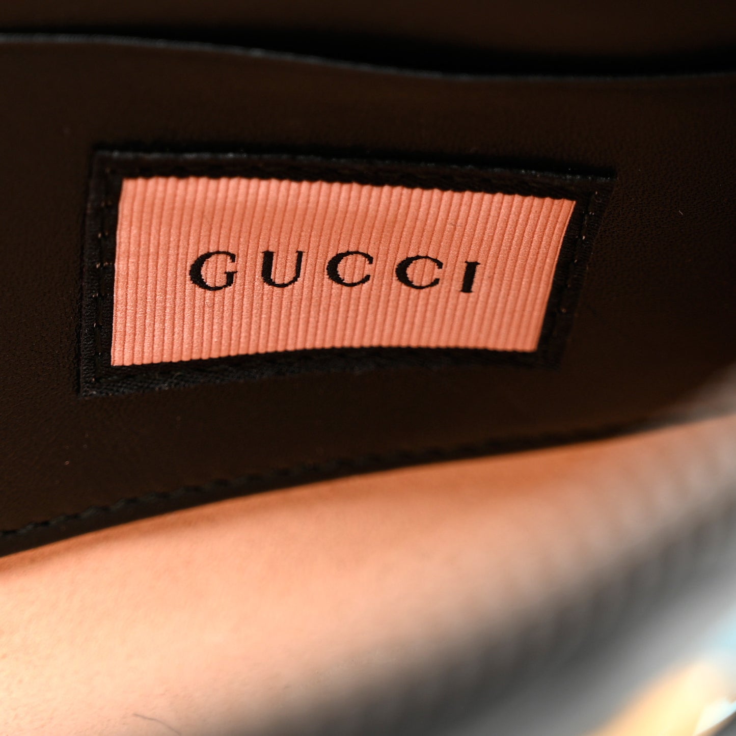 Calfskin Matelasse Printed Mini GucciGhost GG Marmont Chain Bag Black New Acquamarine