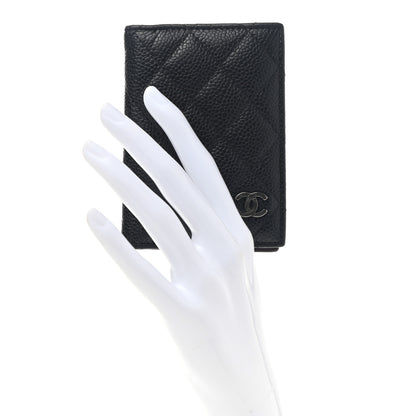 Chanel Caviar Quilted Card Holder Wallet Black 2 of 7