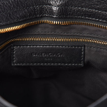 Balenciaga Chevre Gold Metallic Edge Hardware City Black 6 of 11
