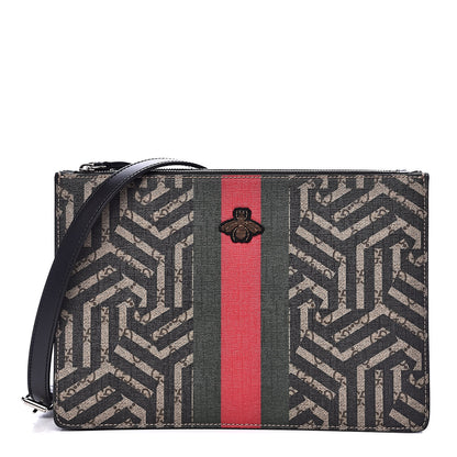 Gucci GG Supreme Monogram Caleido Web Messenger Beige Ebony 1 of 11