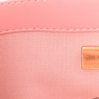 Chanel Goatskin Quilted Medium Chanel 19 Flap Light Pink 7 of 10