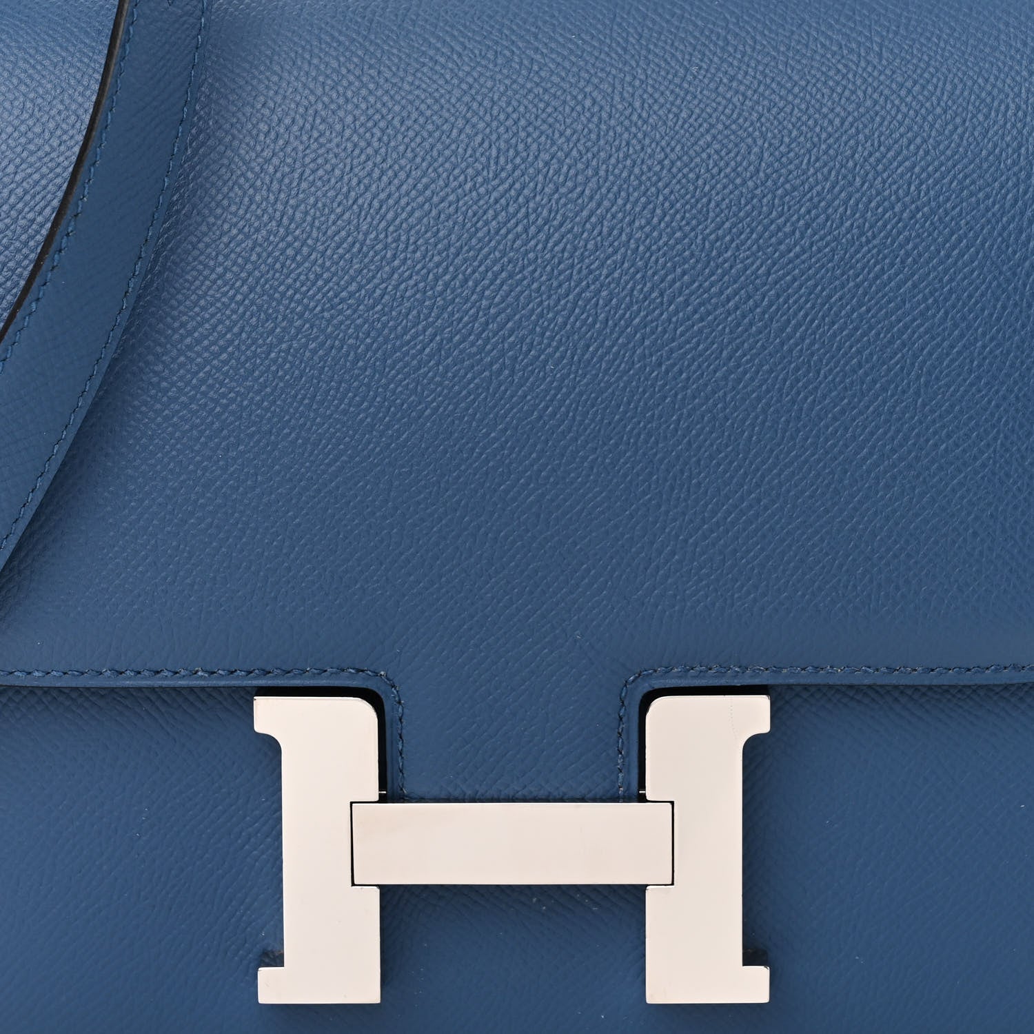 Hermes Epsom Constance Verso 24 Bleu Agate Gris Mouette 8 of 11
