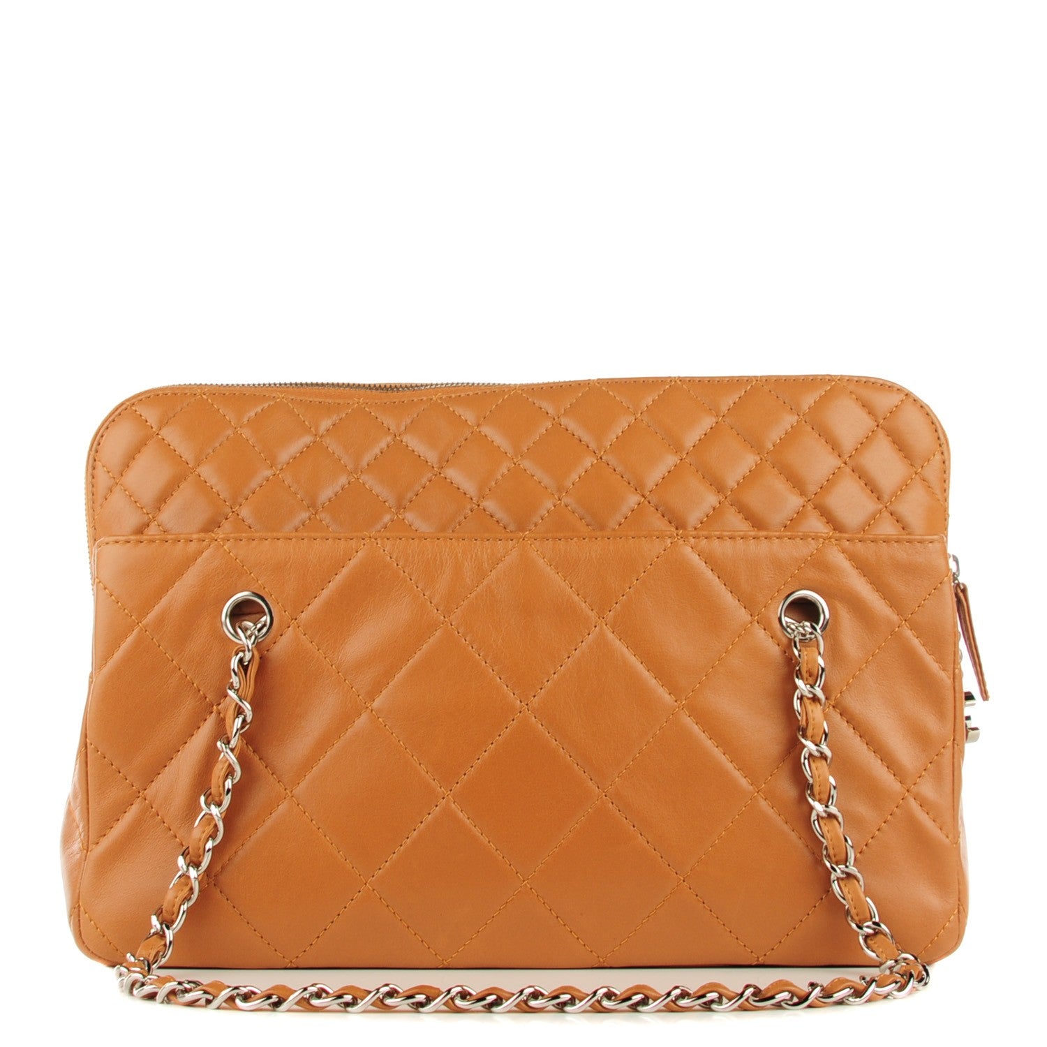 Chanel Calfskin Quilted In The Business Camera Case Dark Beige 1 of 7