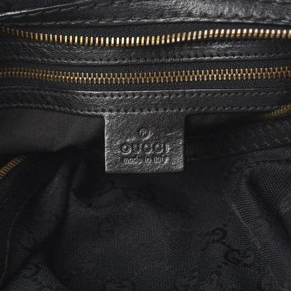 Gucci Monogram Medium Jockey Hobo Black 6 of 16
