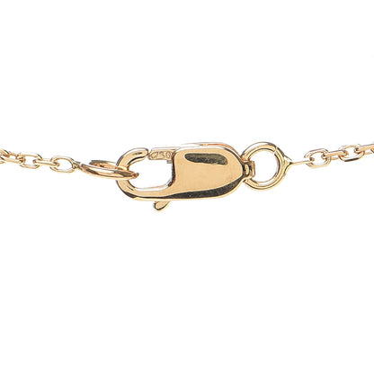 Van Cleef & Arpels 18K Yellow Gold Mother of Pearl Sweet Alhambra Butterfly Pendant Necklace 4 of 6