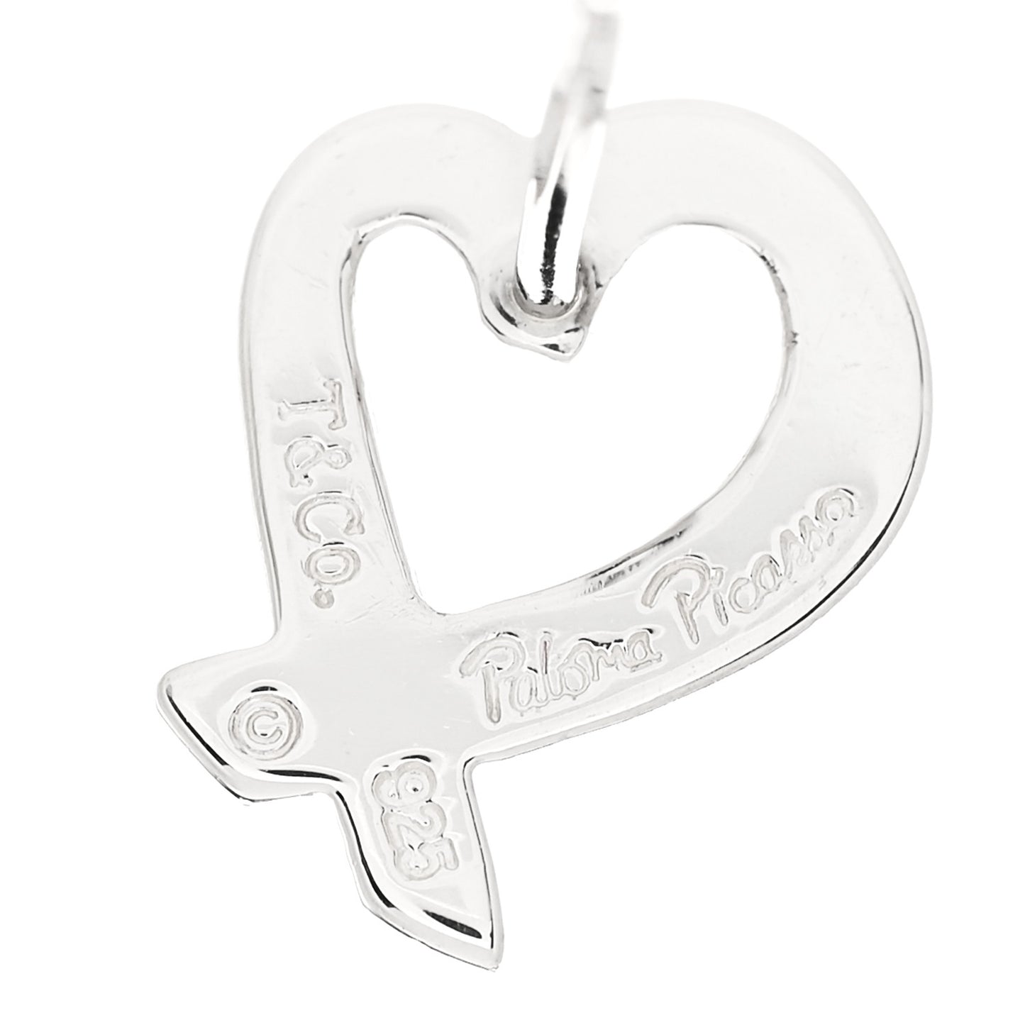 Sterling Silver Mini Paloma Picasso Loving Heart Earrings