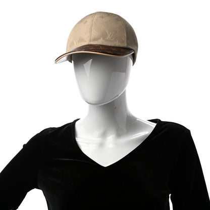 Louis Vuitton Polyester Silk Monogram LV Get Ready Cap M Beige 2 of 10
