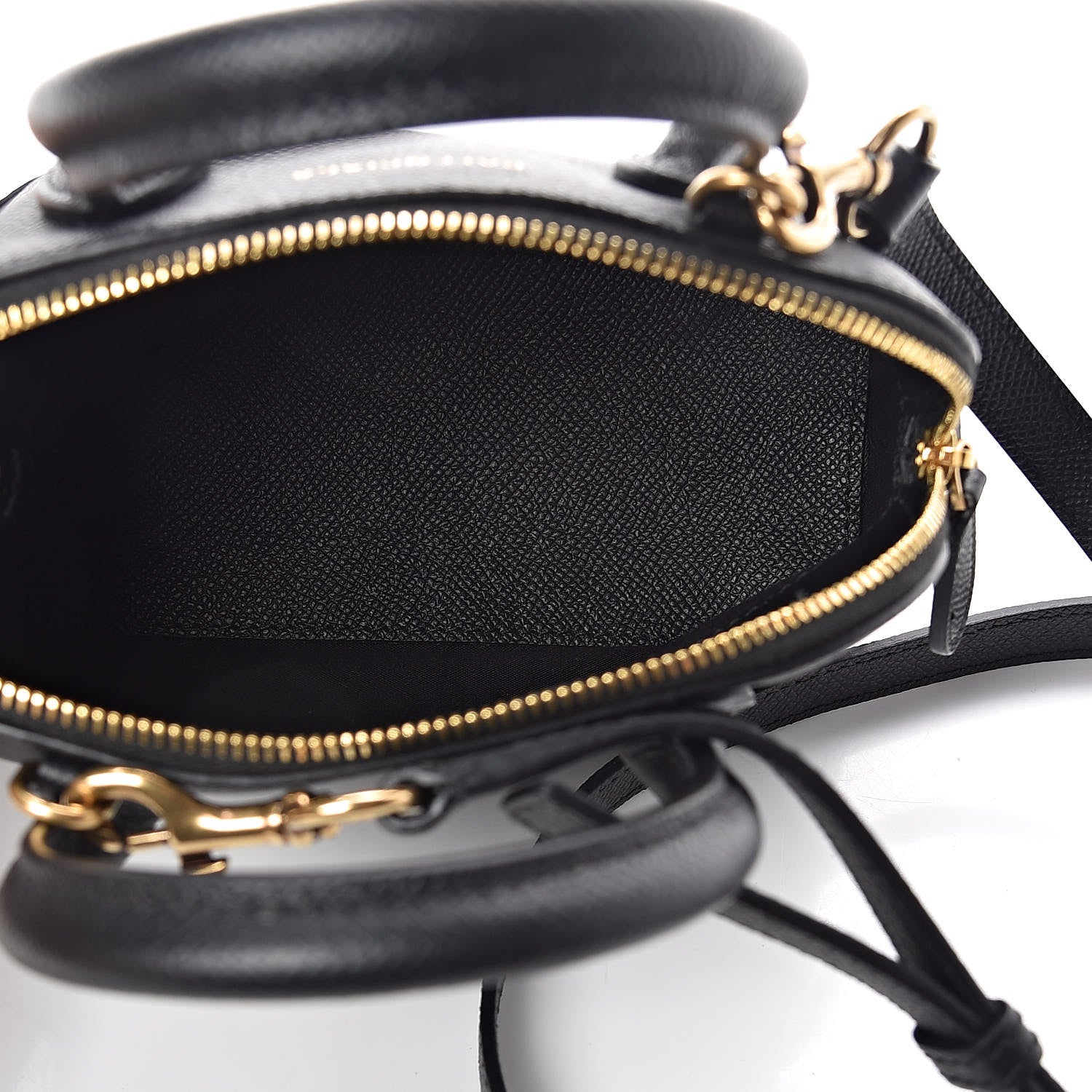 Balenciaga Signature Grained Calfskin XXS Ville Top Handle Bag Black White 5 of 9