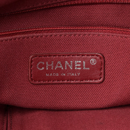 Chanel Lambskin Perforated Baseball Spirit Ligne Bag Navy 6 of 15