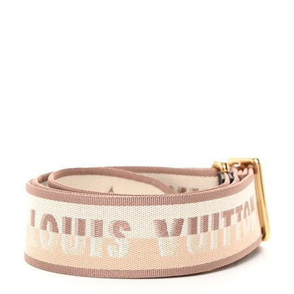 Louis Vuitton Jacquard Speedy Bandouliere 20 Shoulder Strap Beige Brown 2 of 3