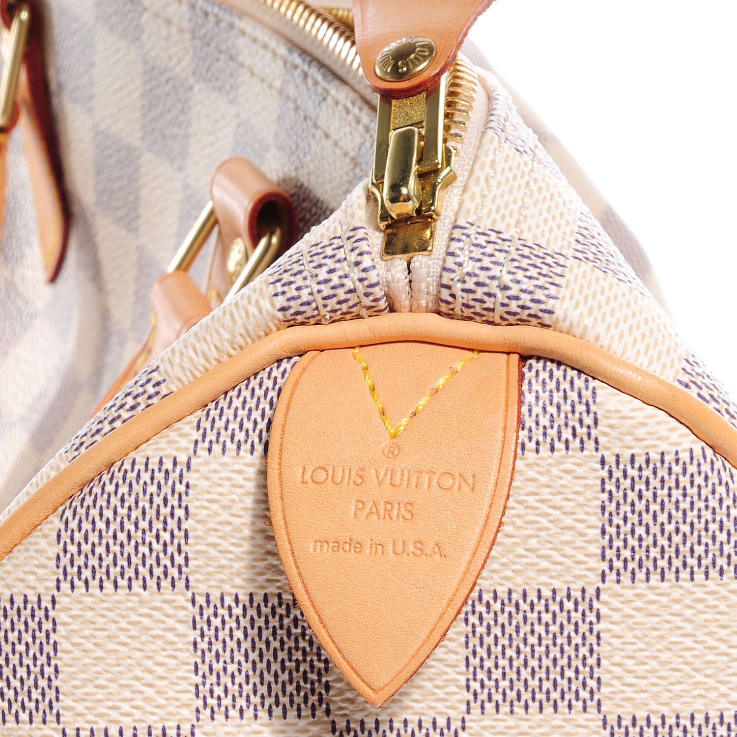 Louis Vuitton Damier Azur Speedy 30 6 of 8