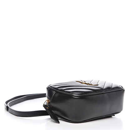 Saint Laurent Calfskin Matelasse Monogram Lou Belt Bag Black 4 of 10