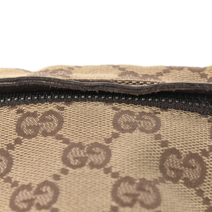 Gucci GG Monogram Double Pocket Belt Bag Dark Brown 14 of 15