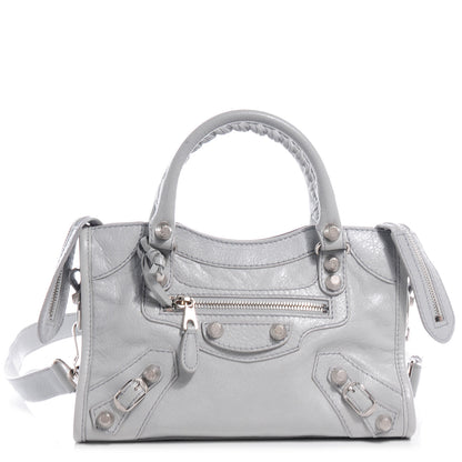 Balenciaga Agneau Giant 12 Silver Hardware Mini City Gris Glace 1 of 9