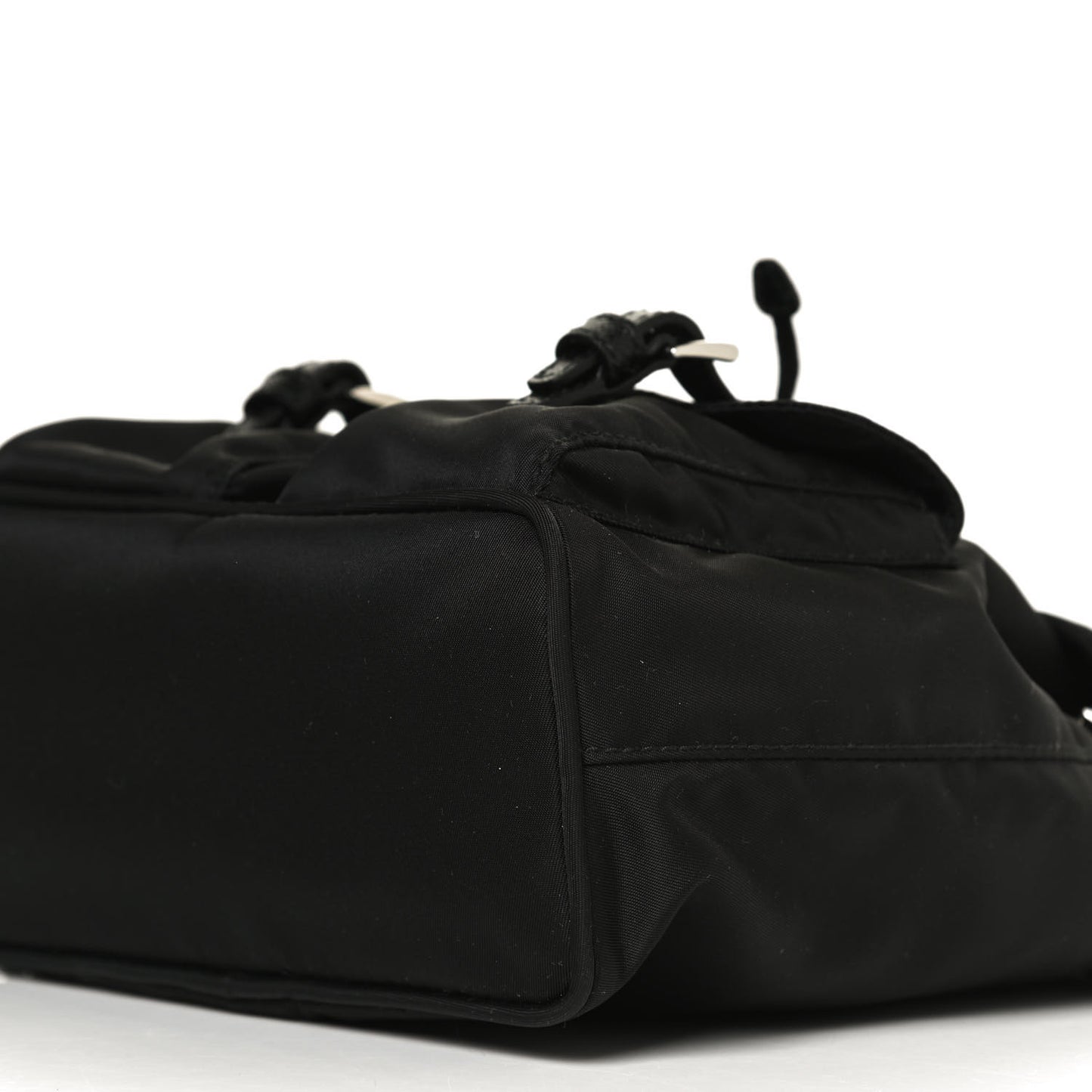 Nylon Vela Mini Crossbody Backpack Black