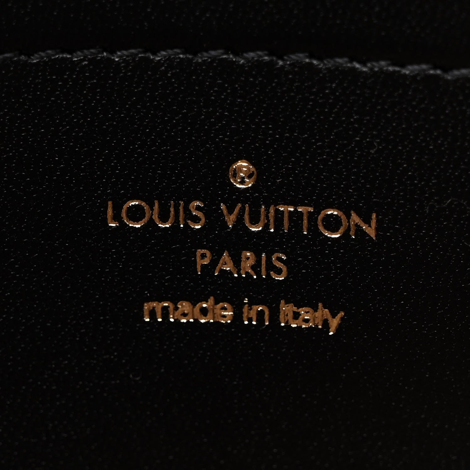 Louis Vuitton Lambskin Embossed Monogram Pochette Coussin Black 6 of 9
