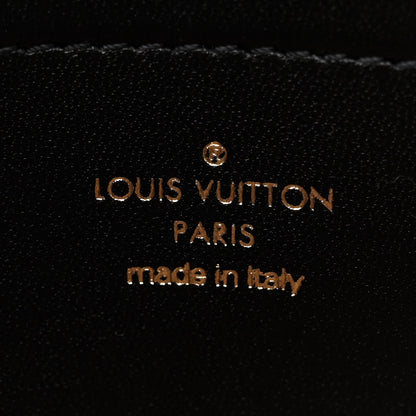 Louis Vuitton Lambskin Embossed Monogram Pochette Coussin Black 6 of 9