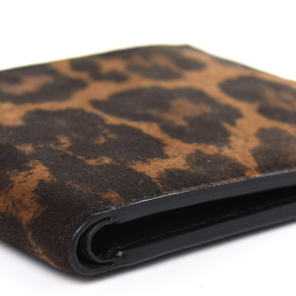 Tom Ford Leopard Bi-Fold Wallet Brown 9 of 12