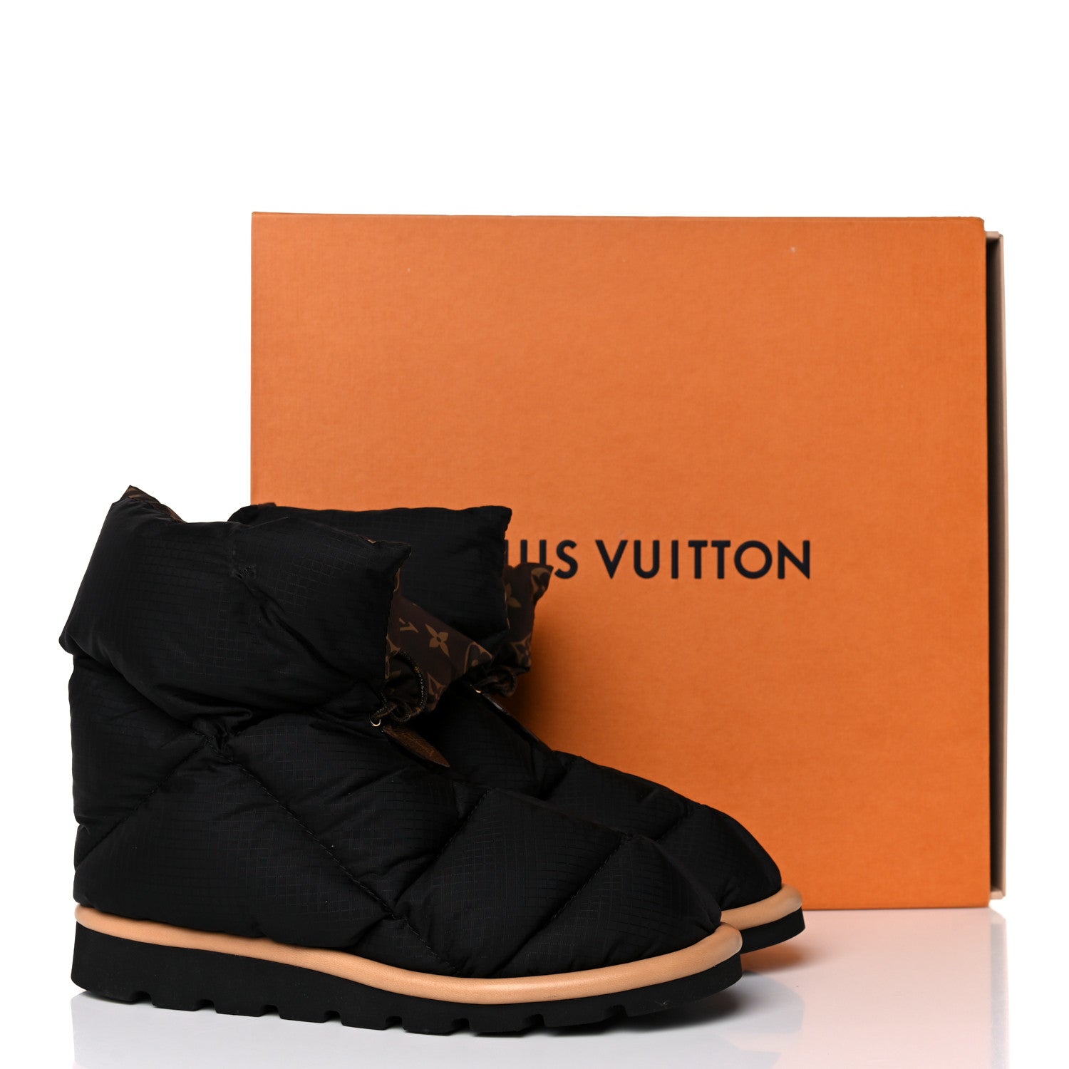 Louis Vuitton Nylon Monogram Pillow Comfort Ankle Boot 39 Black 11 of 11