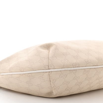 Gucci Monogram Medium Half Moon Hobo White 9 of 11