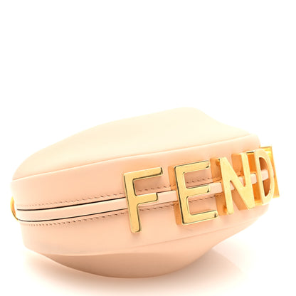 Fendi Vitello Grace Matte Nano Fendigraphy Hobo Charm Light Rose 4 of 8